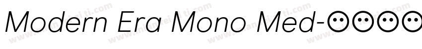 Modern Era Mono Med字体转换